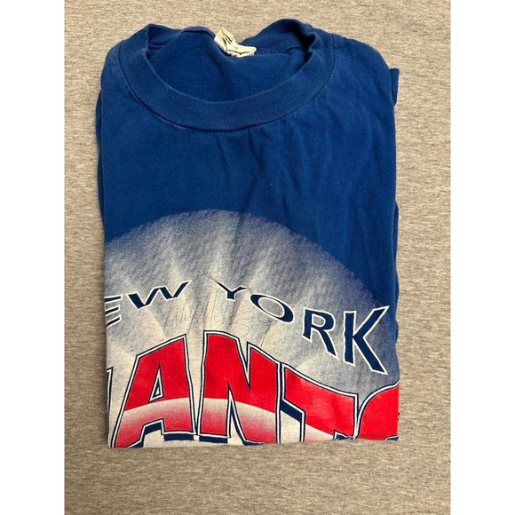 NY Giants New York NFL Giants Tee signed football tshirt in Blue - Picture 5 of 6